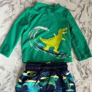Just One You by Carter's 12m Long Sleeve Rashguard Set